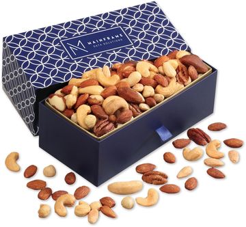 Hidden Treasures with Deluxe Mixed Nuts - 7.5" L x 3.875" W x 2.5" H